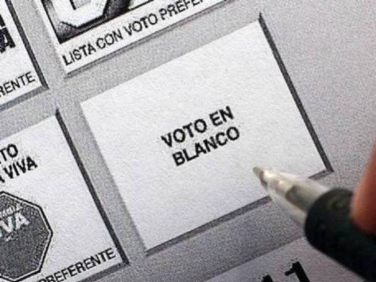 El fenómeno del voto en blanco en elecciones territoriales 2023