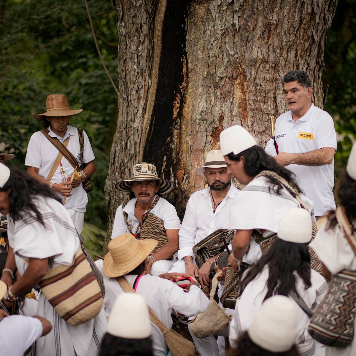 Procurador Eljach llegó hasta la Sierra Nevada para fortalecer el diálogo con pueblos indígenas