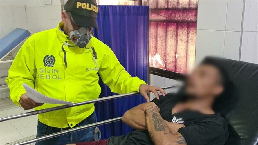 Captura en Bolívar. Foto: Cortesía Ministerio de Defensa