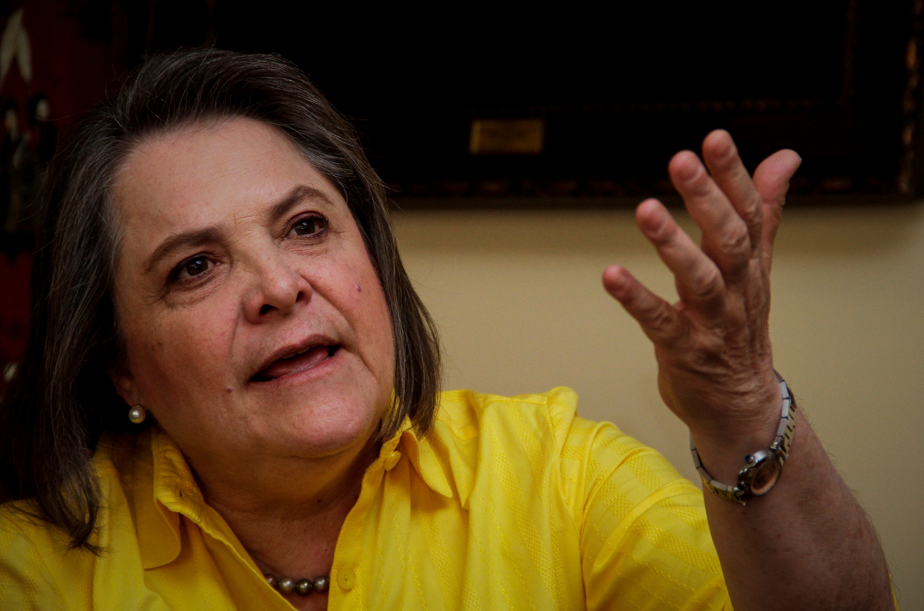 Clara López, senadora del Pacto Histórico. Foto: Mauricio Alvarado / Colprensa.