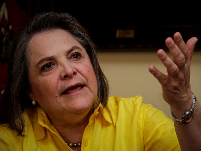 Clara López, senadora del Pacto Histórico. Foto: Mauricio Alvarado / Colprensa.
