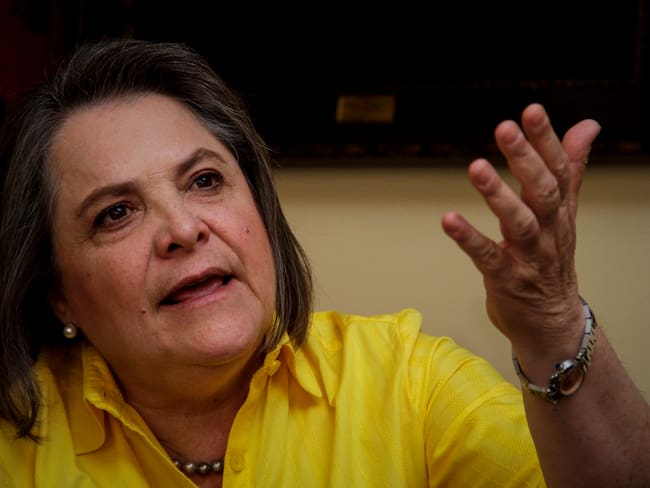 Clara López, senadora del Pacto Histórico. Foto: Mauricio Alvarado / Colprensa.