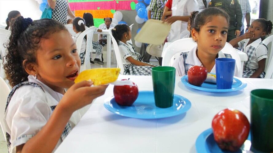 Esto por discrepancias en el plan de alimentación escolar. . Foto: Colprensa