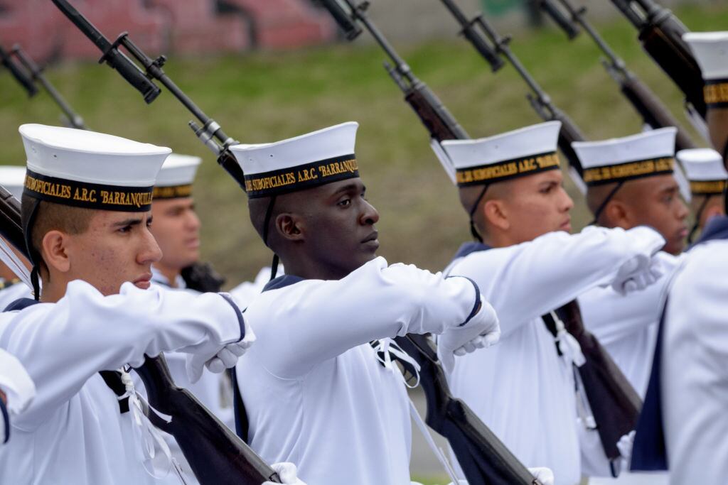 Desfile militarl 20 de julio. Foto: Getty Images.