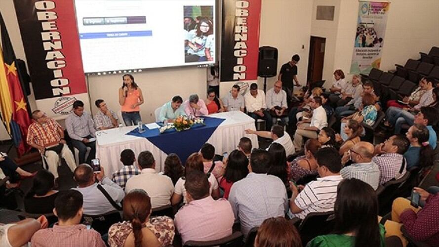 A la parálisis que se presenta en algunas sedes educativas de los municipios de San Calixto y Hacarí se suma ahora la solicitud de reubicación realizada por algunos docentes. Foto: Gobernación de Norte de Santander