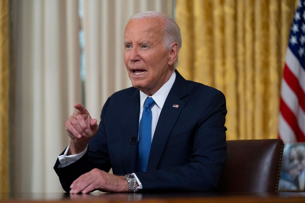 Joe Biden.  (Photo by Evan Vucci-Pool/Getty Images)
