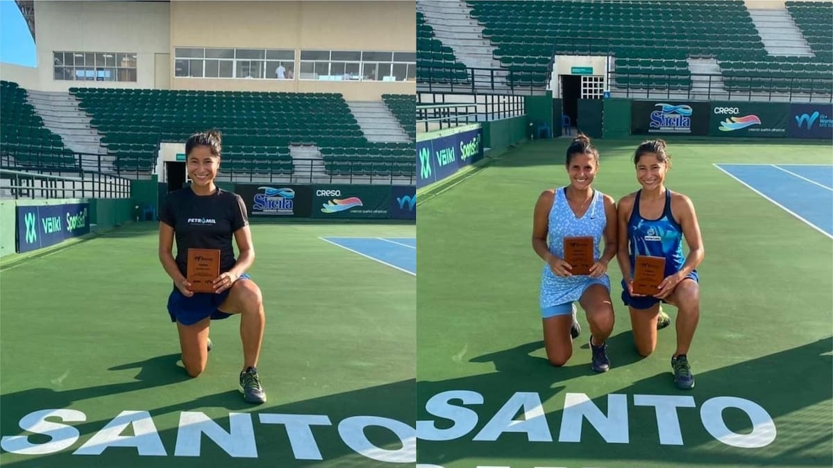 El tenis colombiano trae doble titulación por parte de María Fernanda Herazo en el W15 de Santo Domingo