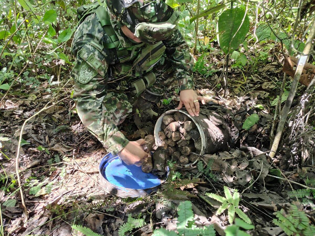 Ejército destruyó cerca de 1.500 minas antipersonal que iban a ser usadas en atentados
