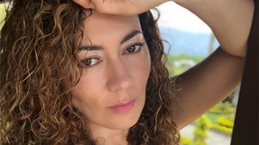 Andrea Guzmán y su TBT disfrazada de india. Foto: Instagram: @andreitaguz