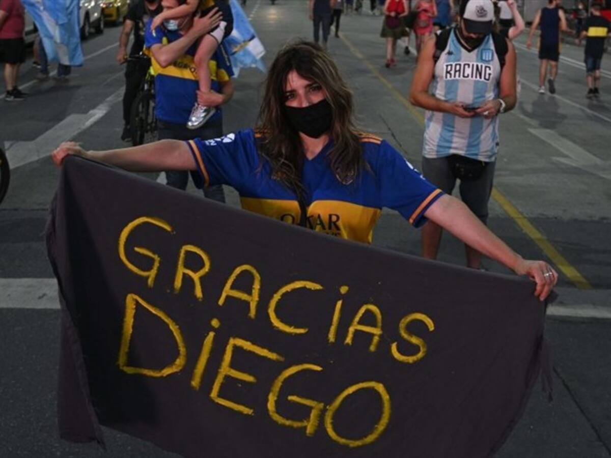 Homenajes en todo el mundo a la memoria de Diego Armando Maradona