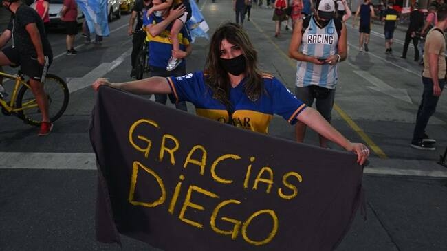En Argentina se está haciendo el velorio en el palacio presidencial con el mismo trato que se le daría al fallecimiento de un presidente. Foto: Getty Images