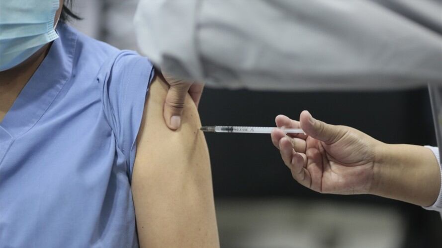 Simulacros de vacunación en Manizales, Caldas. Foto: Gaston Brito/Getty Images