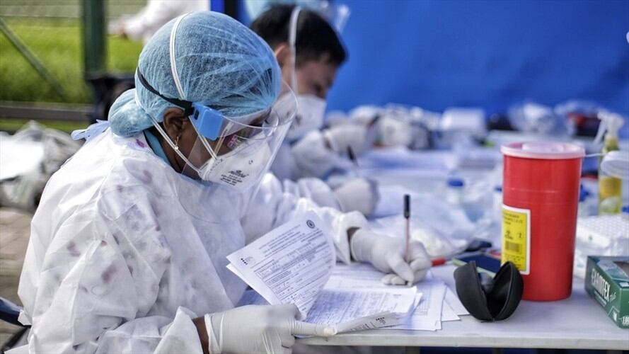 Casos de COVID-19 en Colombia. Foto: Colprensa