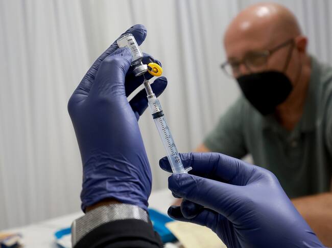 Vacuna para la prevención de la viruela del mono. Foto: Joe Raedle/Getty Images