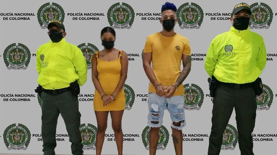 Los capturados ya fueron puestos a disposición de la Fiscalía. Foto: Cortesía