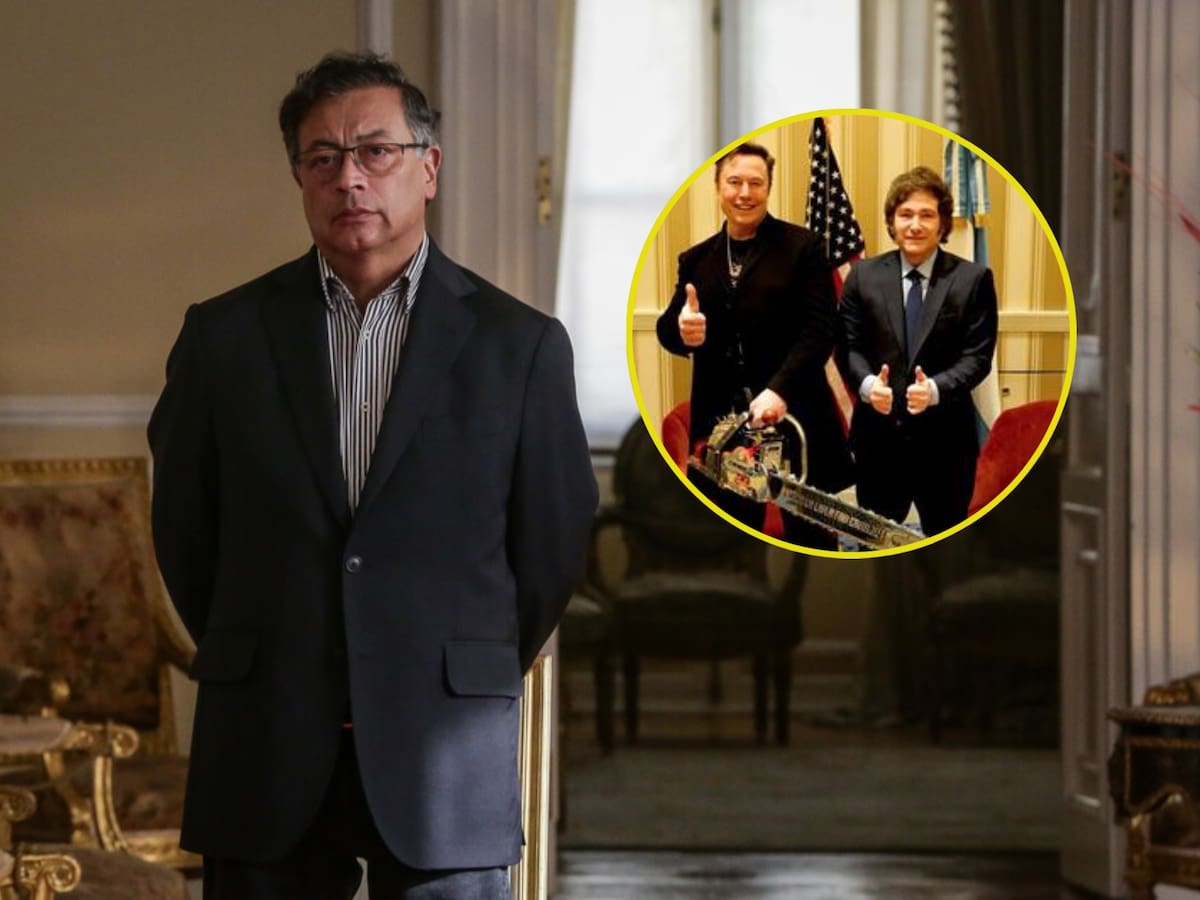 En Colombia se usó para descuartizar humanos: Petro sobre regalo de motosierra de Milei a Musk