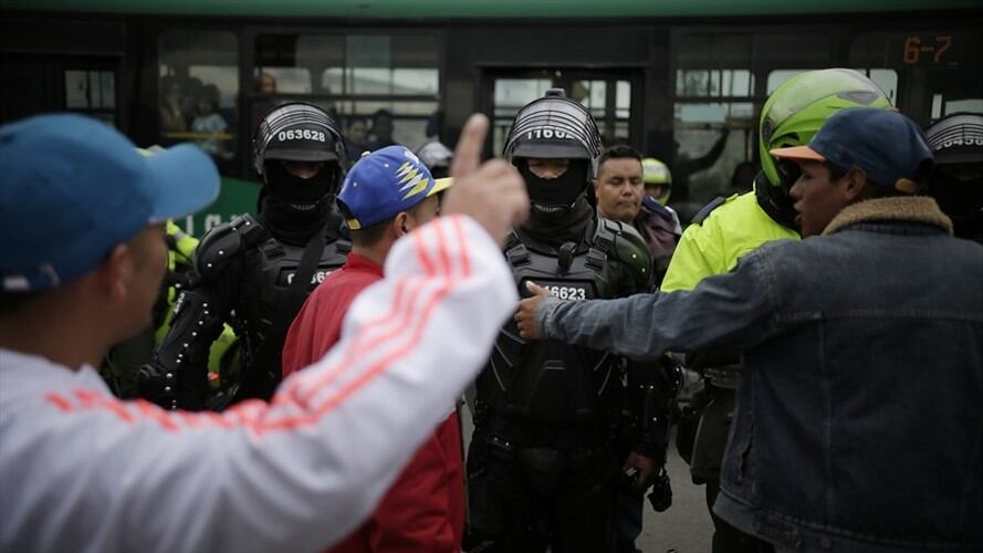 Gobierno pide que se judicialice a quienes incitaron a la violencia y bloquearon vías. Foto: Colprensa