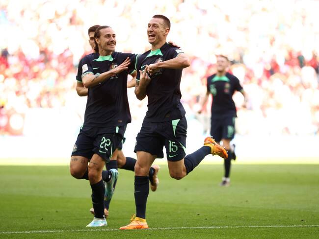 Partido entre Australia y Túnez. Foto: Getty Images.