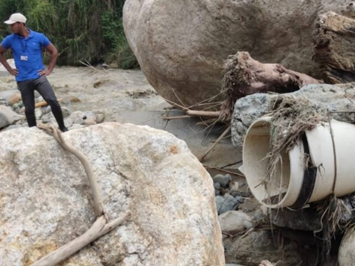 Más de 10 mil personas sin agua potable por creciente súbita de ríos en Padilla, Cauca