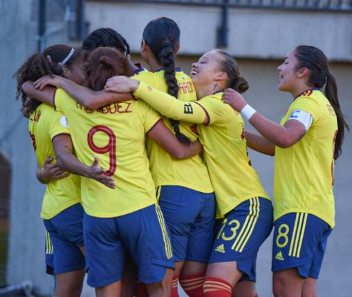 La Selección Colombia Femenina Sub-20 se impuso ante su similar de Uruguay 3-0 y se clasificó al Mundial de Costa Rica. / FOTO: Twitter: @FCFSeleccionCol