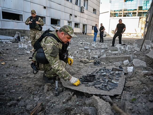Bombardeo en Ucrania. (Photo by SERGEY BOBOK/AFP via Getty Images)