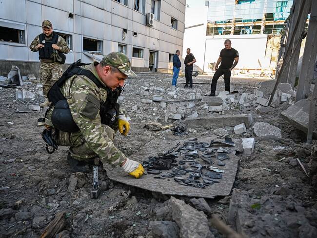 Bombardeo en Ucrania. (Photo by SERGEY BOBOK/AFP via Getty Images)