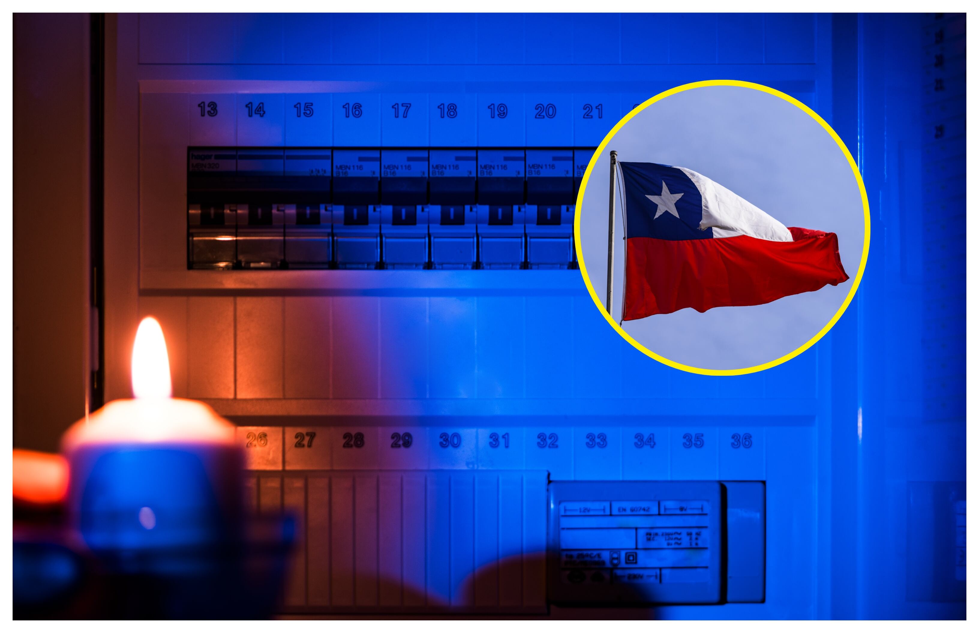 Imagen de referencia de apagón. FOTO: Wladimir Bulgar