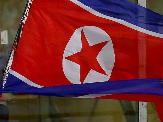 Bandera Corea del Norte . Foto: Agencia Anadolu