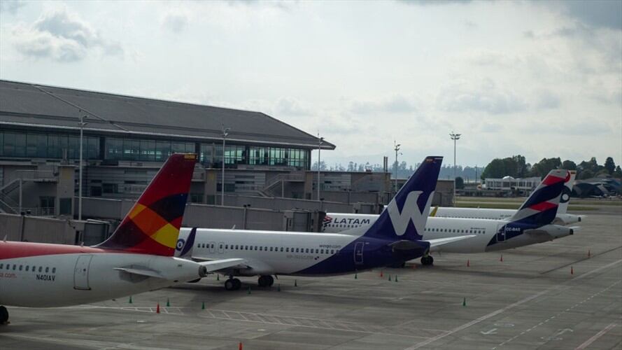 Rutas nacionales e internacionales para aerolíneas. Foto: Colprensa