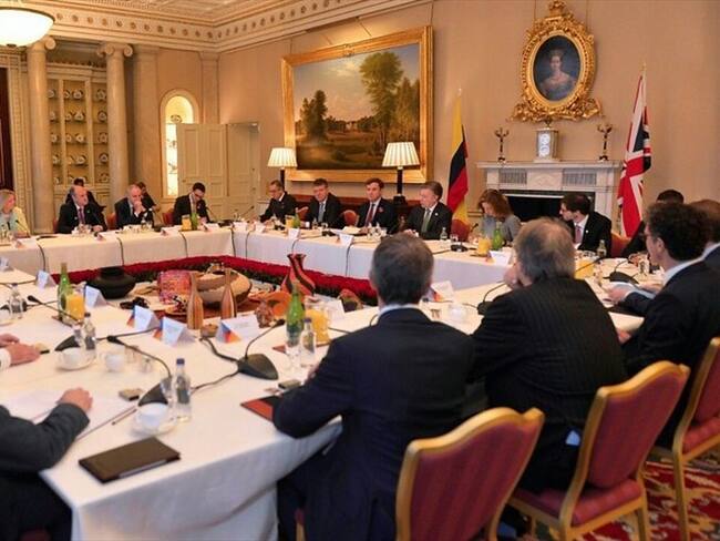 Imagen de referencia / Visita de Santos al Reino Unido. Foto: Colprensa