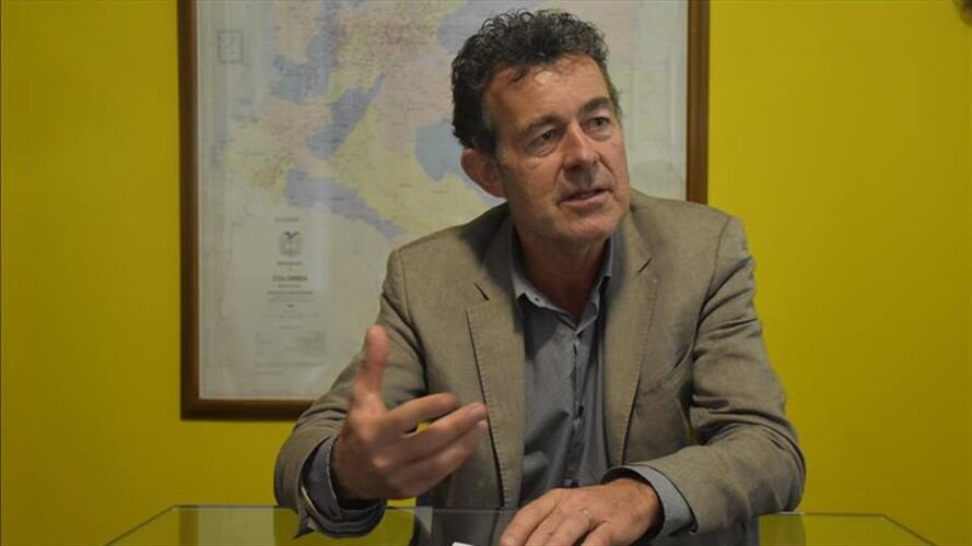 Jozef Merkx, representante de ACNUR en Colombia. Foto: Agencia Anadolu
