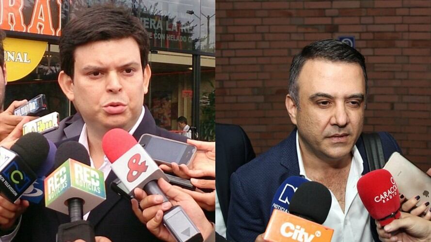 Los cuestionados exgobernadores Alejandro Lyons y Edwin Besaile serán imputados por el desvío de más de 4.000 millones de pesos. Foto: Colprensa