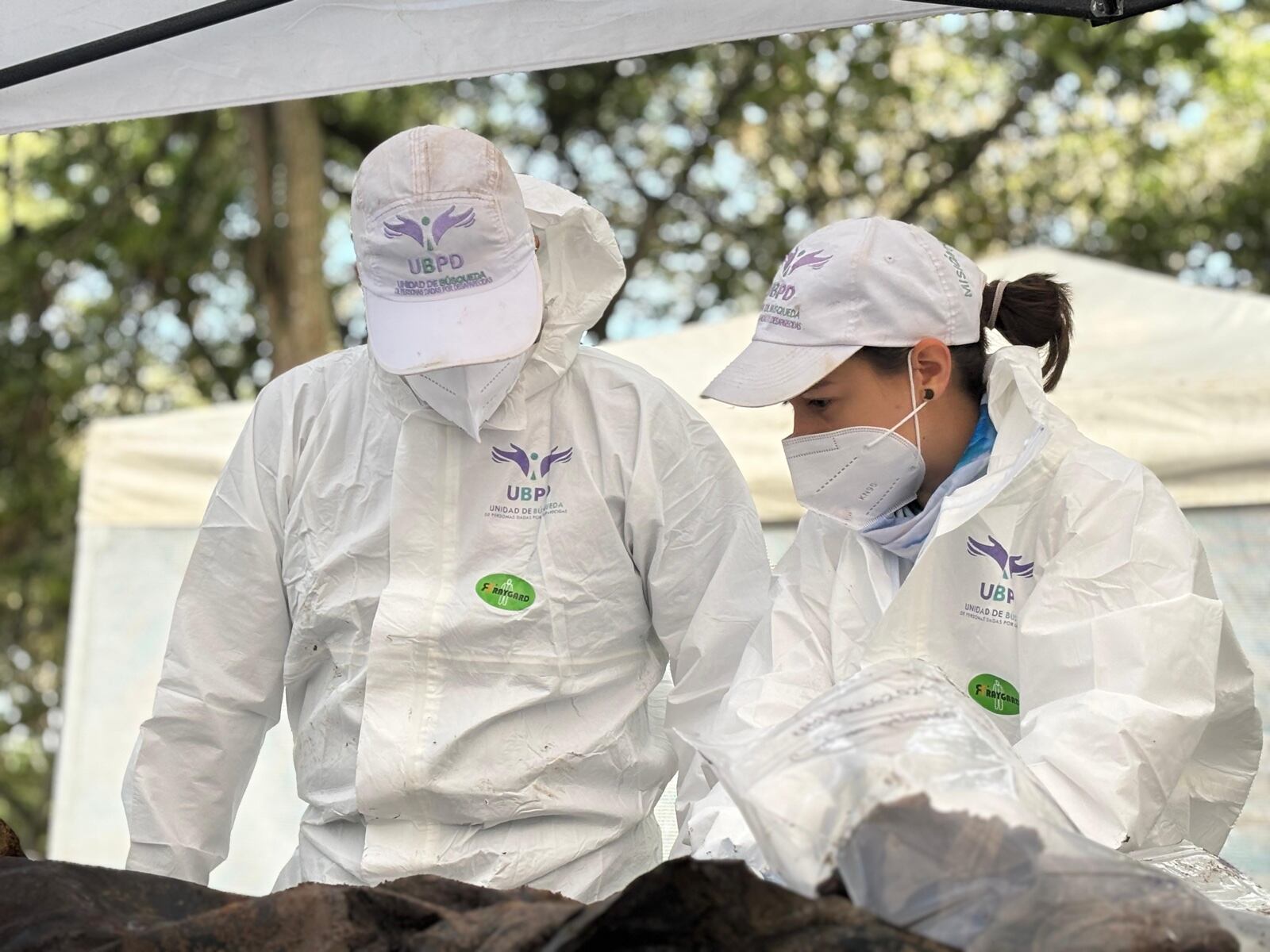 Unidad de Búsqueda recuperó en Huila 23 cuerpos de personas que fueron desaparecidas. Foto: Unidad de Búsqueda.