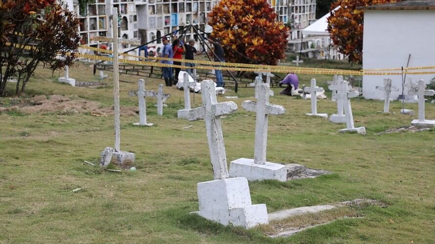 Las diligencias en el cementerio Las Mercedes de Dabeiba serán comandadas por el magistrado Alejandro Ramelli. Foto: Colprensa / JEP