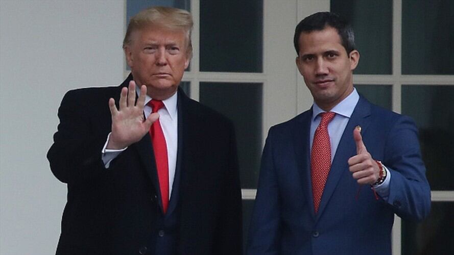 Trump recibe con honores a Guaidó pero su estrategia sobre Venezuela genera interrogantes. Foto: Getty Images