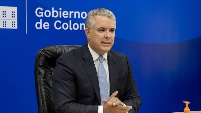 Presidente de Colombia, Iván Duque. Foto: Colprensa - Cortesía Presidencia