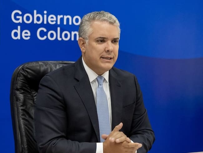 Presidente de Colombia, Iván Duque. Foto: Colprensa - Cortesía Presidencia