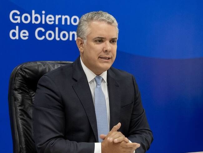 Presidente de Colombia, Iván Duque. Foto: Colprensa - Cortesía Presidencia