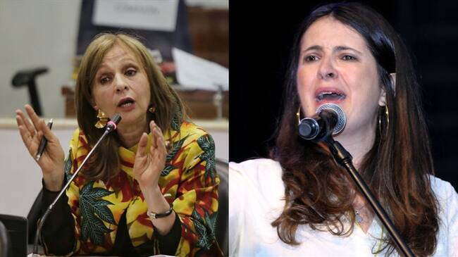 Debaten Paloma Valencia y Ángela María Robledo. Foto: Colprensa