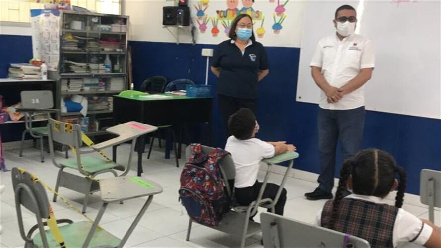 Más de 20 mil estudiantes habrían regresado a la presencialidad en Montería. Foto: prensa Alcaldía Montería (referencia).