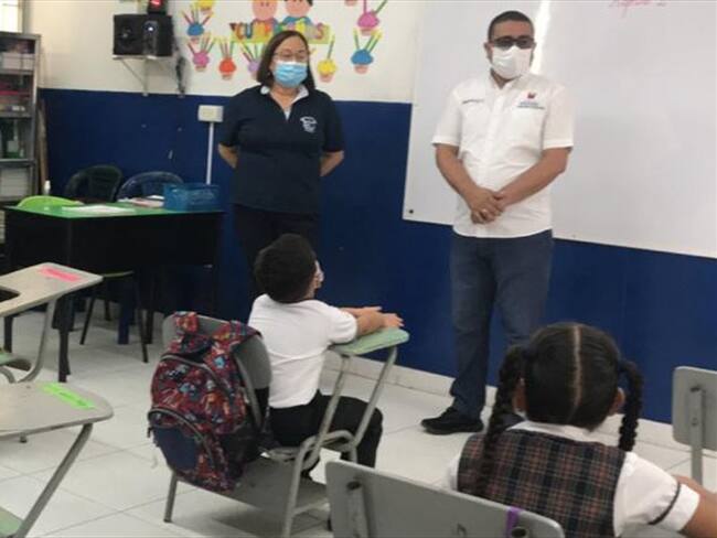 Más de 20 mil estudiantes habrían regresado a la presencialidad en Montería. Foto: prensa Alcaldía Montería (referencia).
