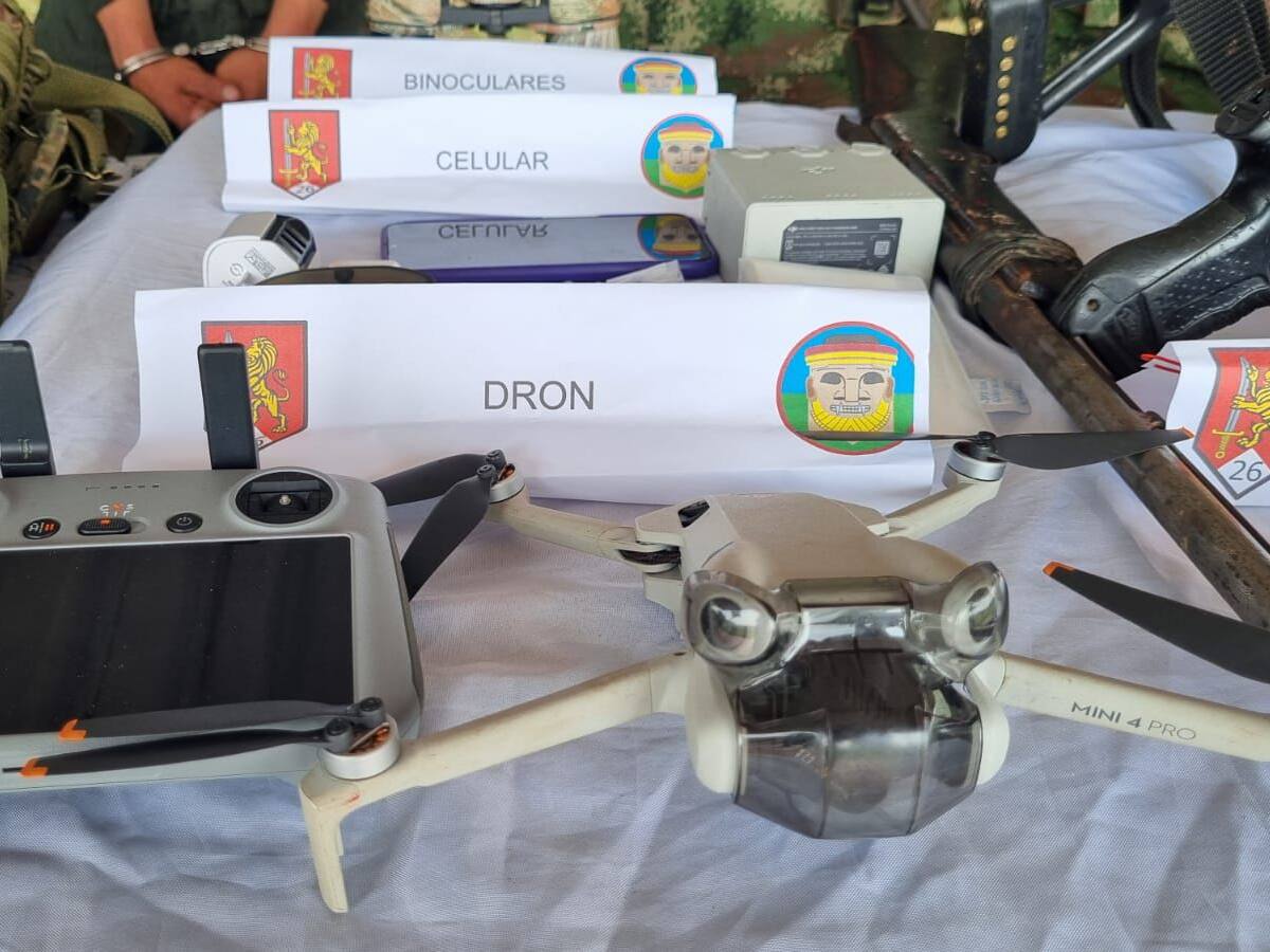 Disidencias Farc utilizan drones para detectar movimiento de tropas e instalar explosivos