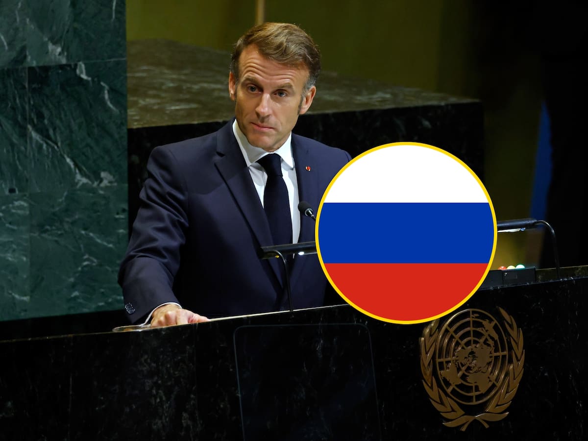 Emmanuel Macron aseguró que Rusia es una “amenaza” para Europa y que no hay que mostrar debilidad