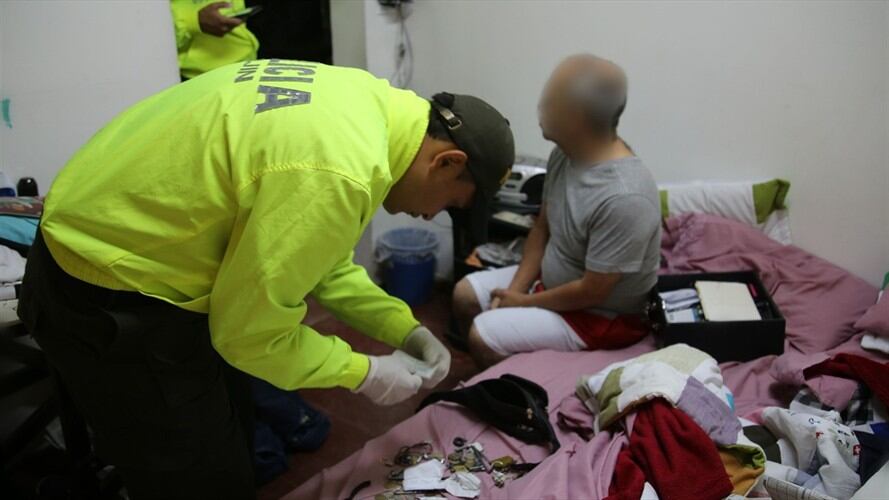 Los delincuentes hurtaron la suma de $2.101.906.415 pesos en moneda nacional y $51.850 dólares. Foto: Policía Nacional