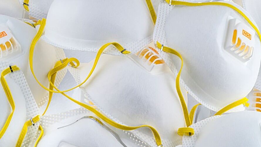 Imagen de referencia Tapabocas biodegradables. Foto: Getty Images