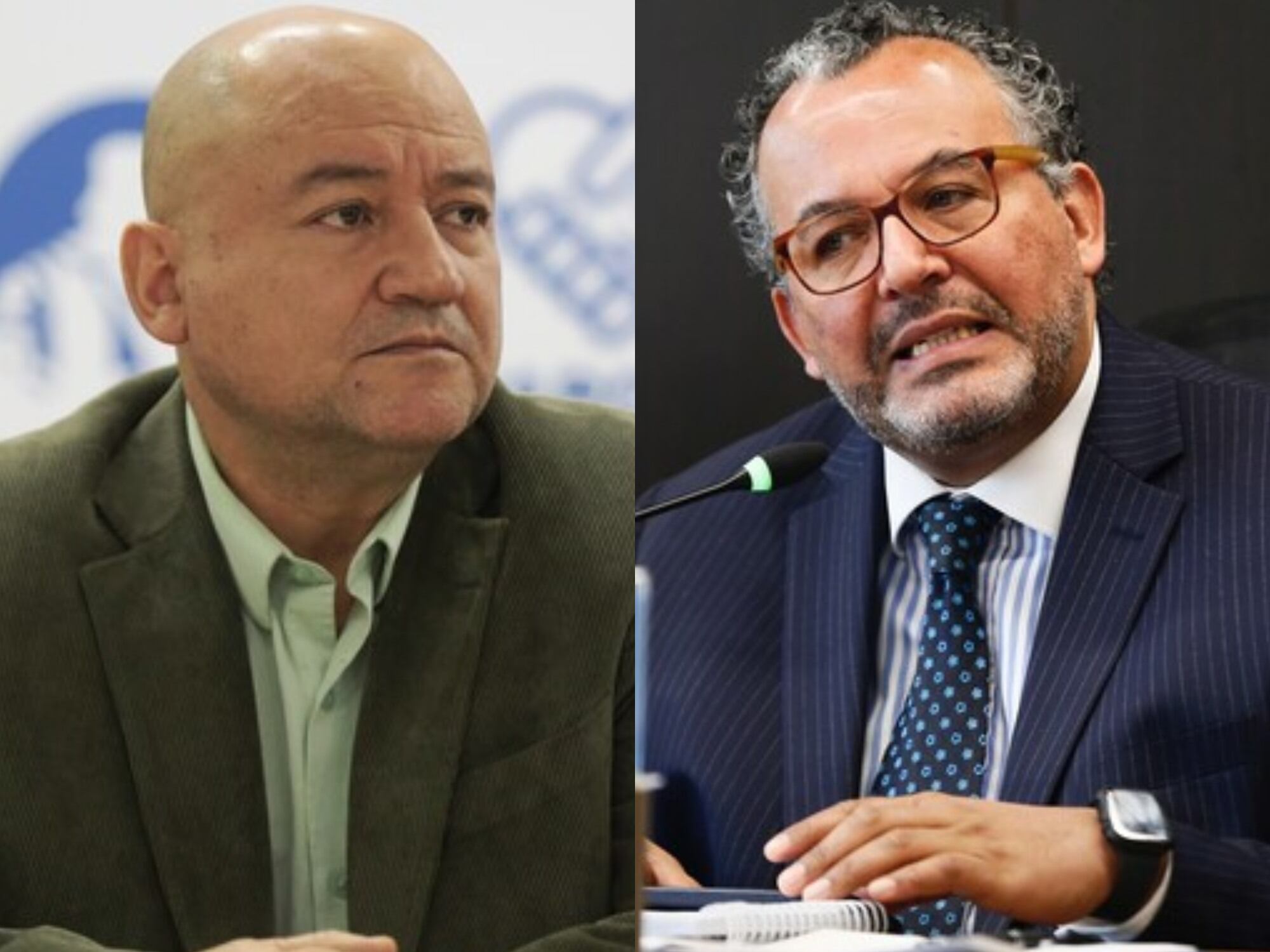 Antonio Lozada y Roberto Vidal. Foto: (Colprensa - Diego Pineda) / (Colprensa - Lina Gasca)