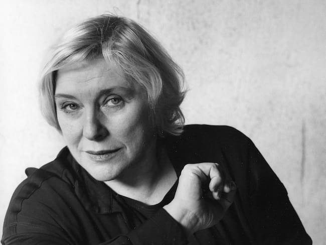 Fay Weldon, escritora británica. Foto de Schiffer-Fuchs/ullstein bild vía Getty Images.