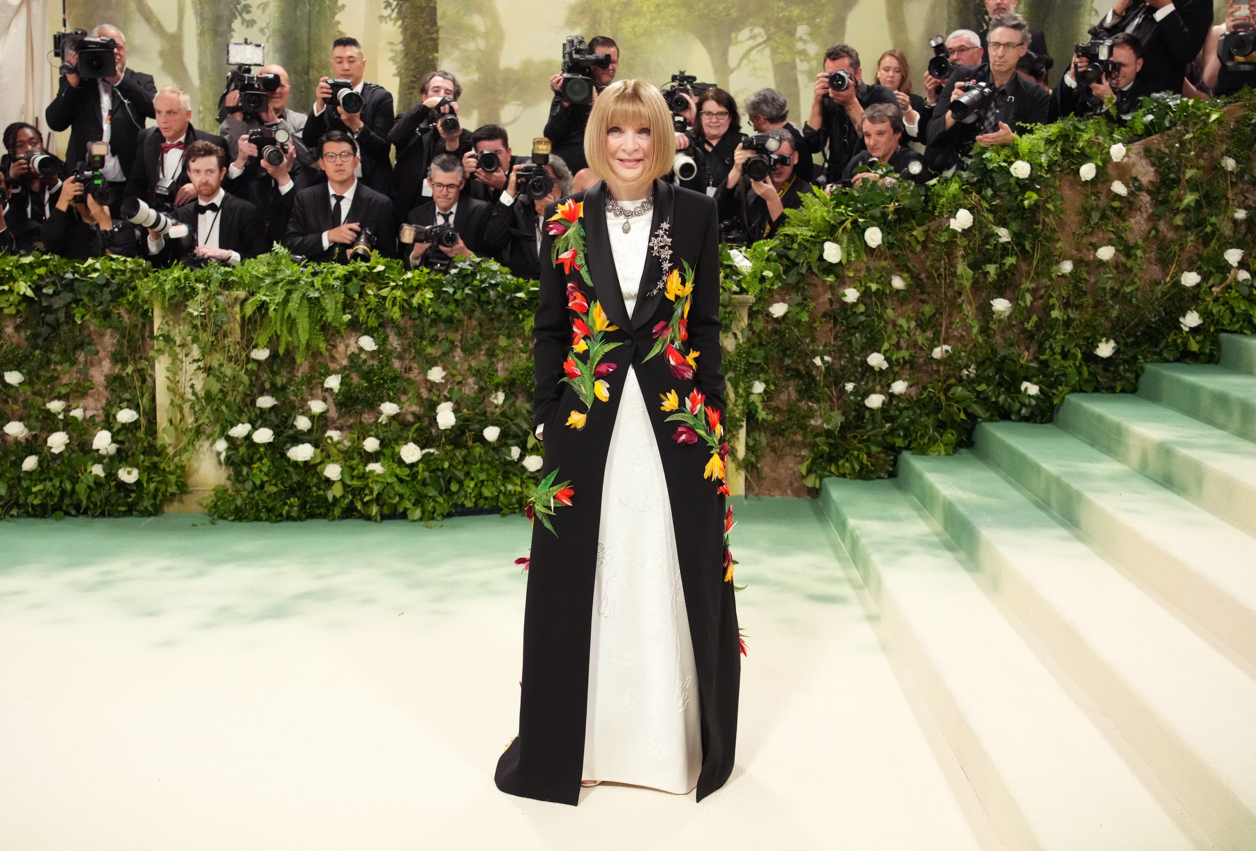 Anna Wintour Met Gala 2024. Foto de Getty Images (Photo by Jeff Kravitz/FilmMagic)