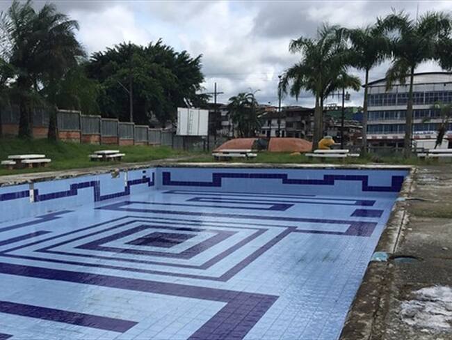 Bogotá. 20 de febrero de 2016. Obras de recuperación de acuaparque en Buenaventura están en abandono. . Foto: Colprensa