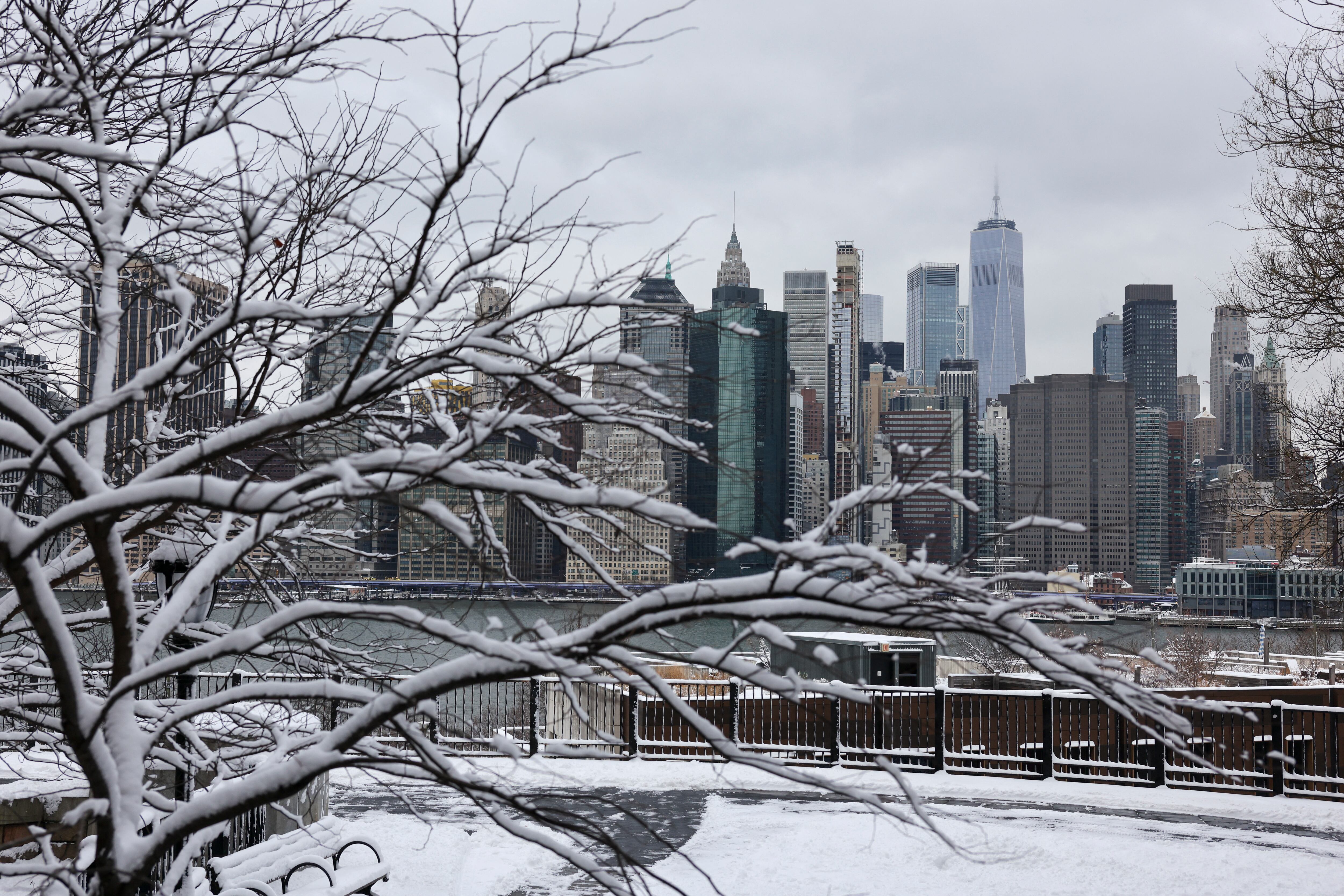 Invierno en Estados Unidos. Foto: AFP.
